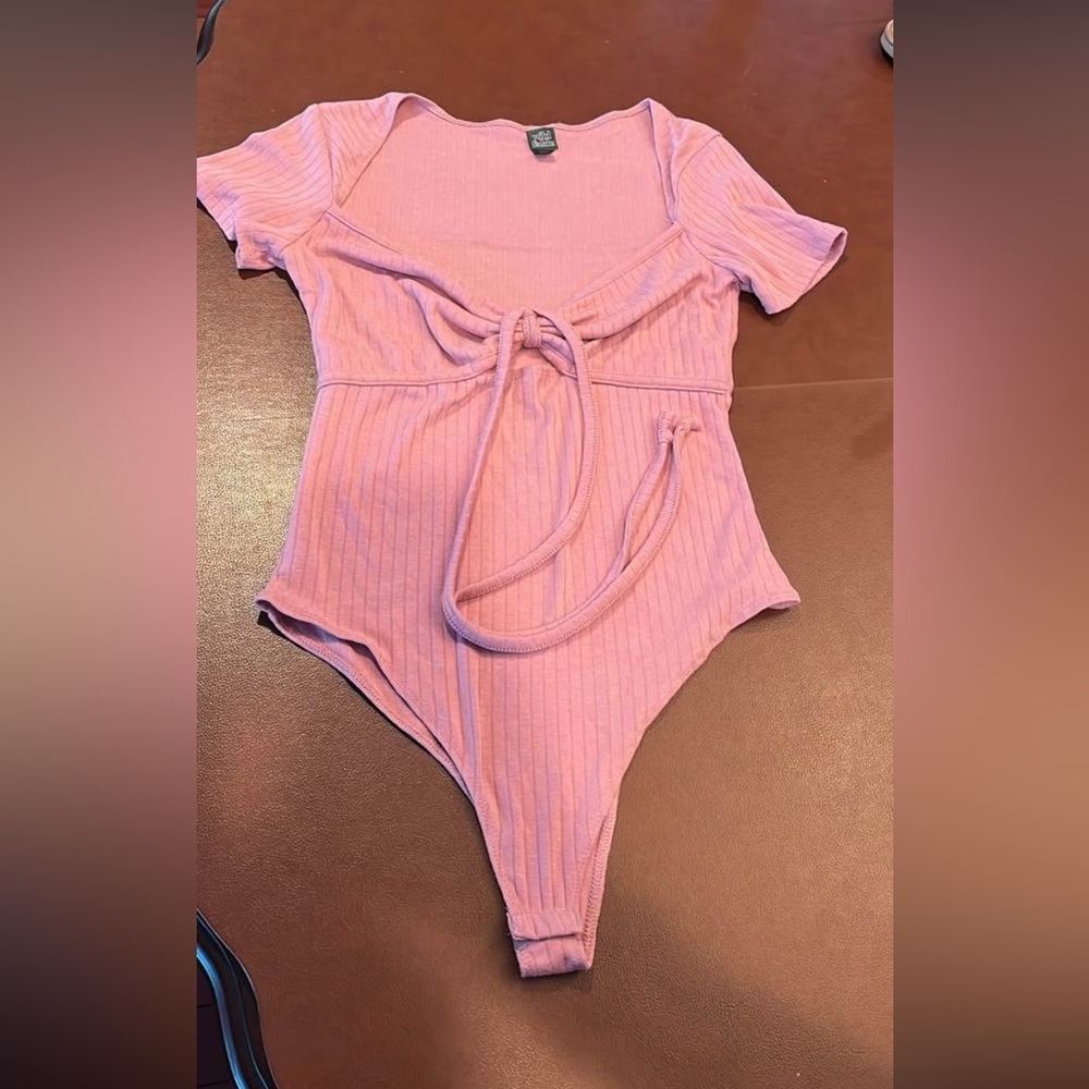 Pink bodysuit